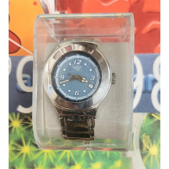 Swatch watch STARSHOOTER RESTYLED YNS405GC 2002 Irony Nabab New in case - Picture 2 of 13